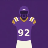 Tyler Batty, Minnesota Vikings, illustrated